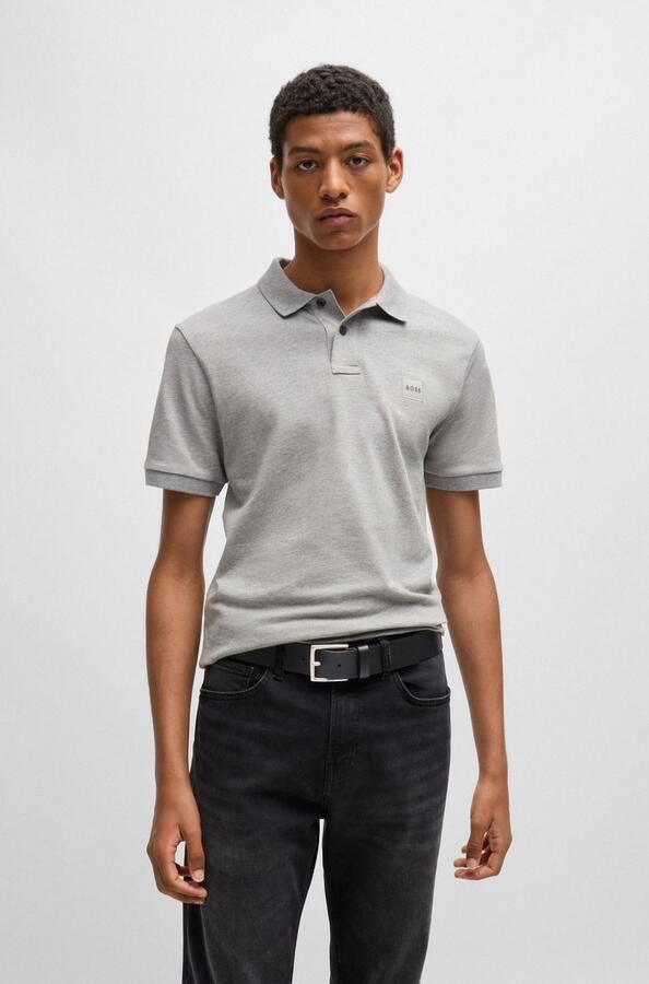 Boss Leren riem Rummi_Sz40 van italiaans leer met metalen details in antiek-look - Foto 6