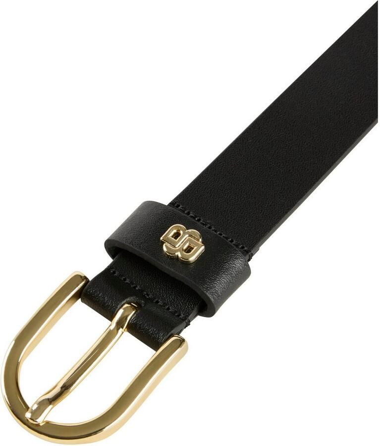 Boss Leren riem Scarlet Sz25 met stacked-logo