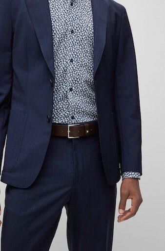 Boss Leren riem Ther-Flag-E_Sz35 met stijlvolle merkdetaillering - Foto 15