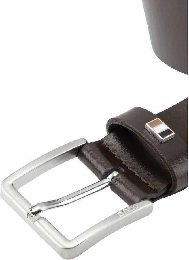 Boss Leren riem Ther-Flag-E_Sz35 met stijlvolle merkdetaillering - Foto 5
