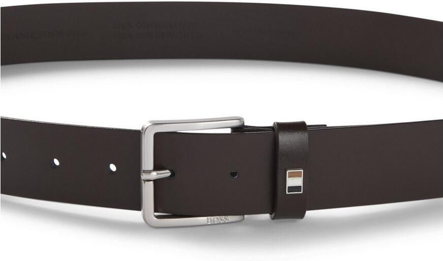 Boss Leren riem Ther-Flag-E_Sz35 met stijlvolle merkdetaillering - Foto 12