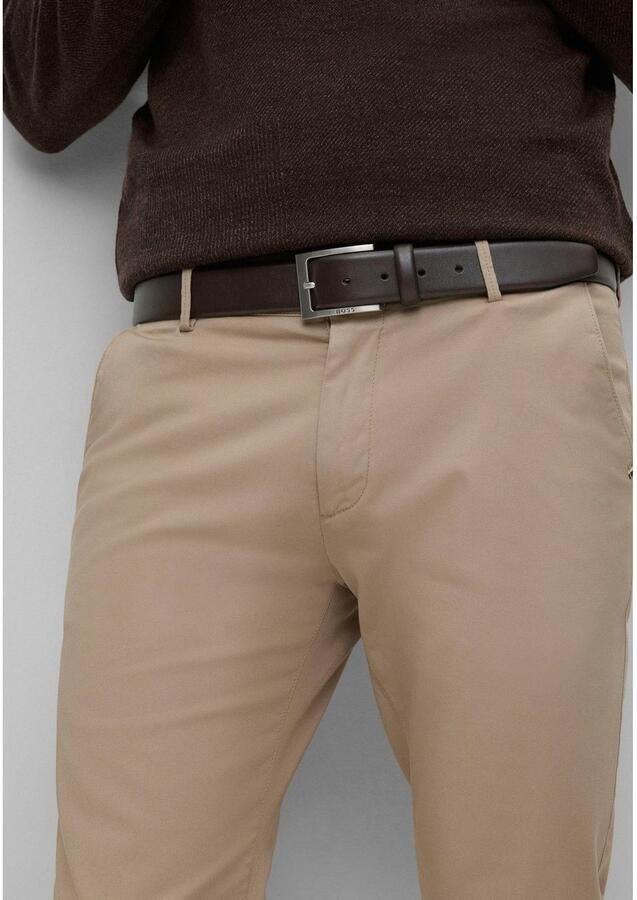 Boss Leren riem van nappaleer met logo-speldsluiting - Foto 4