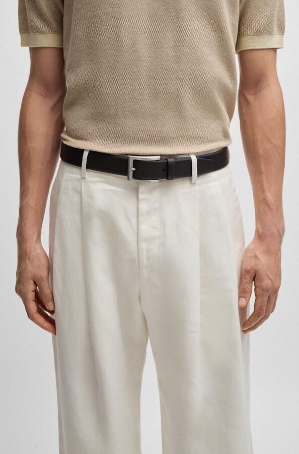 Boss Leren riem van nappaleer met logo-speldsluiting - Foto 8