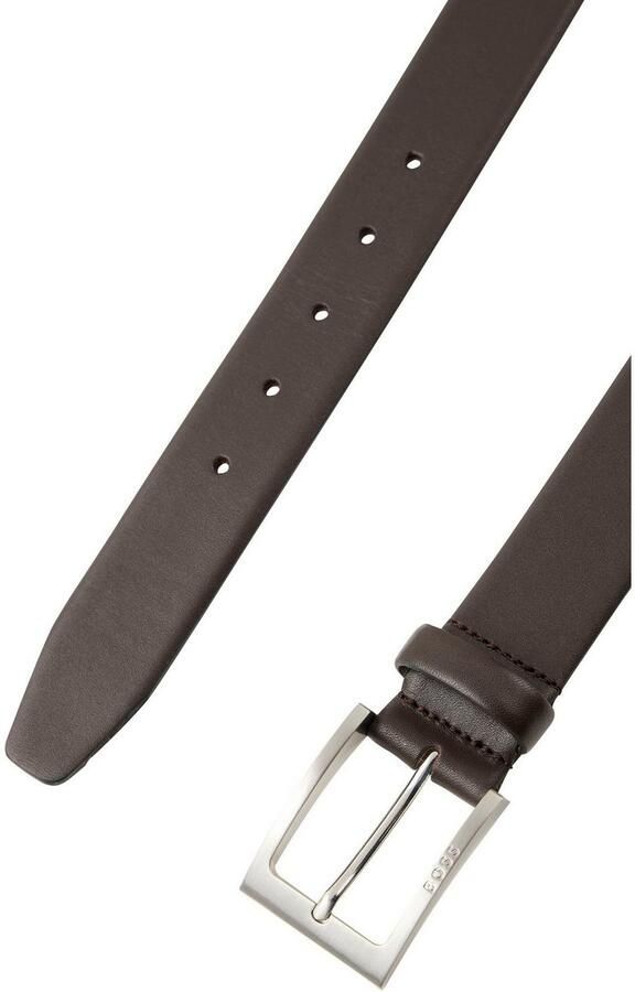 Boss Leren riem van nappaleer met logo-speldsluiting - Foto 9