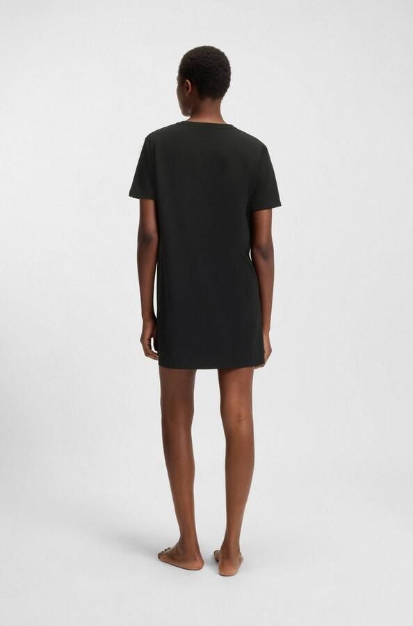 BOSS Nachthemd zachte katoenen nachtjapon - Foto 3