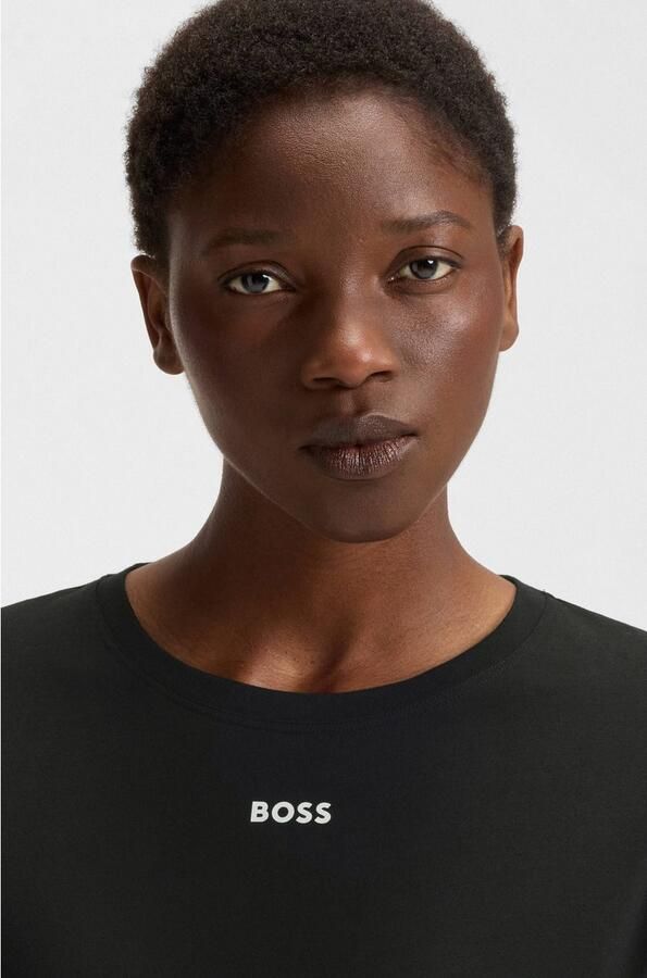 BOSS Nachthemd zachte katoenen nachtjapon - Foto 2