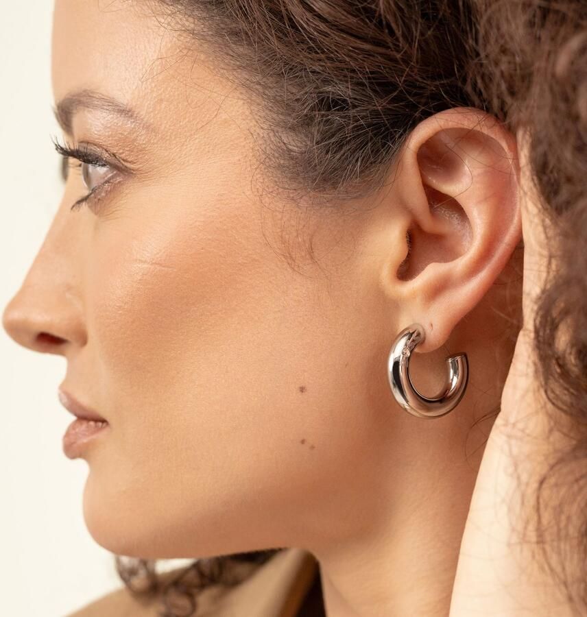 Boss Paar creolen Live met preciosa crystal