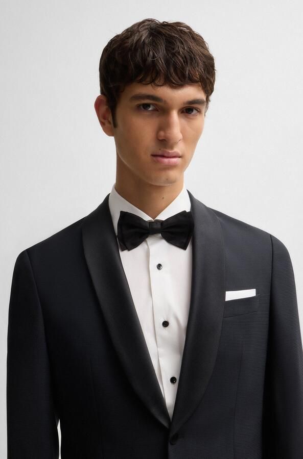 Boss Pochet H-POCKET SQUARE met strijkvrij afwerking - Foto 10