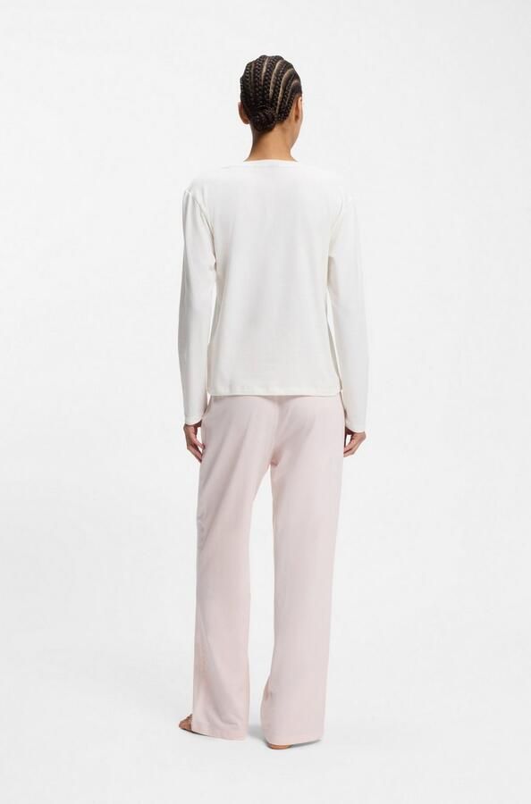 BOSS Pyjama Ronde hals elastische tailleband logo (set 2-delig) - Foto 4