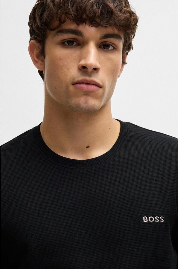 Boss Shirt met lange mouwen en labelstitching - Foto 3