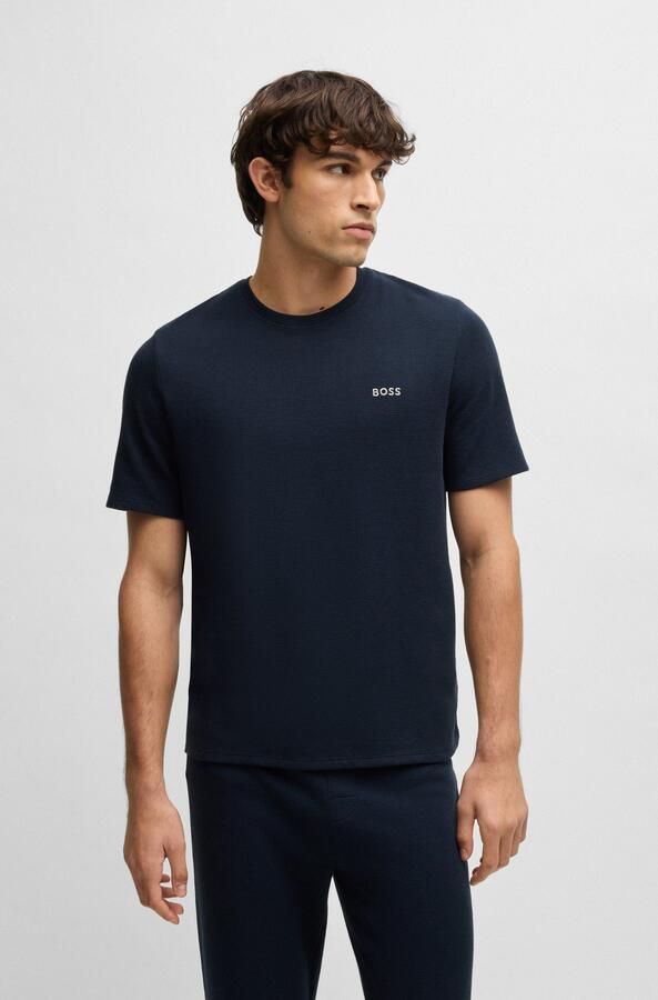 Boss T-shirt met labelstitching - Foto 6