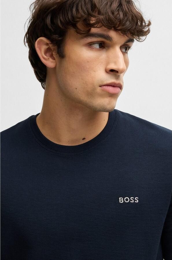 Boss T-shirt met labelstitching - Foto 2