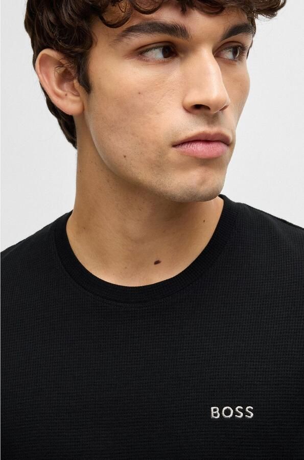 Boss T-shirt met labelstitching - Foto 3