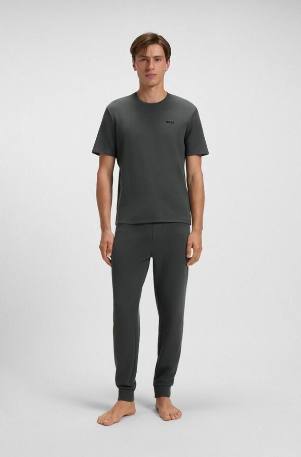 Boss Regular fit T-shirt van katoenmix - Foto 4