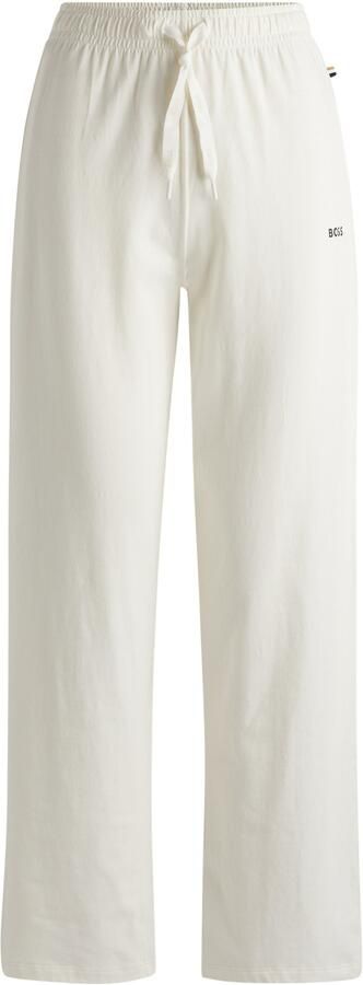 Boss Straight leg sweatpants met tunnelkoord