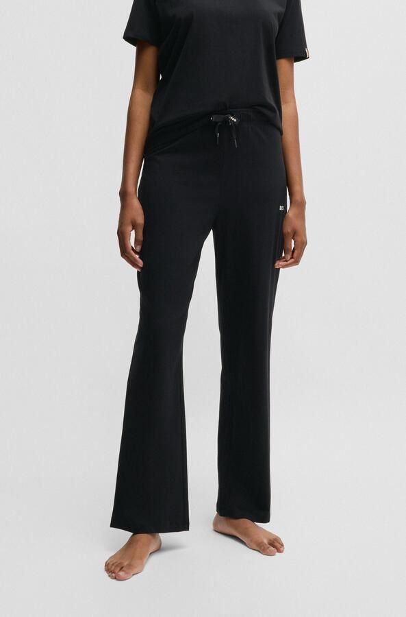 Boss Straight leg sweatpants met tunnelkoord - Foto 5