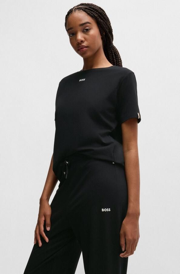 Boss Straight leg sweatpants met tunnelkoord - Foto 4