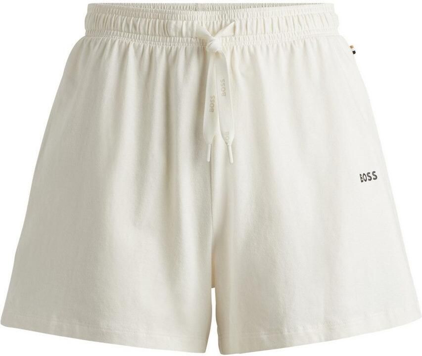 Boss Korte regular fit pyjamabroek met labelprint - Foto 2