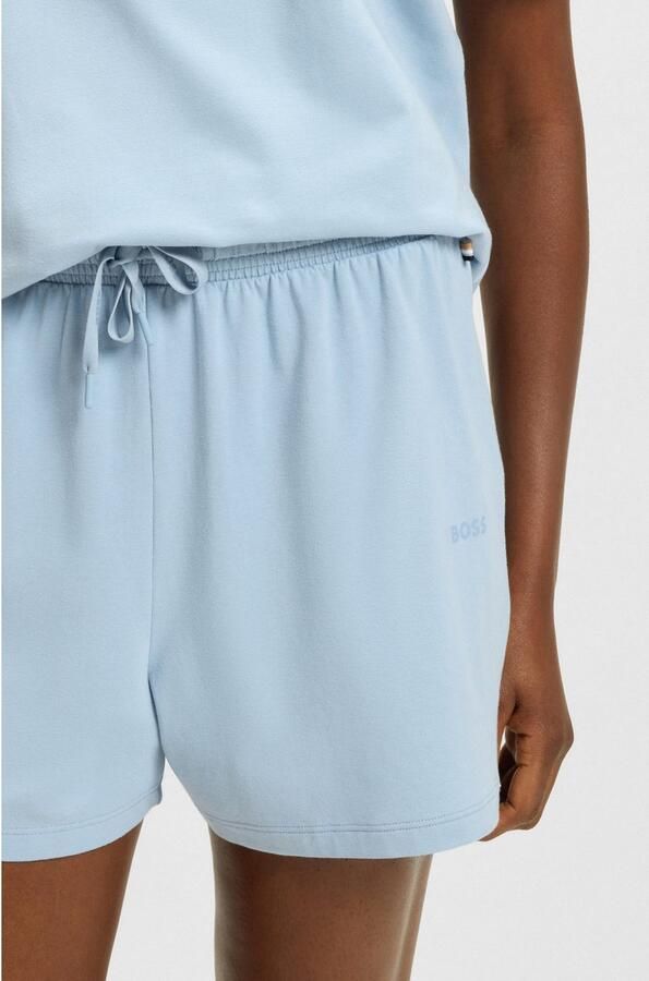 BOSS Pyjamabroek CI_Shorts CW met logo-opdruk