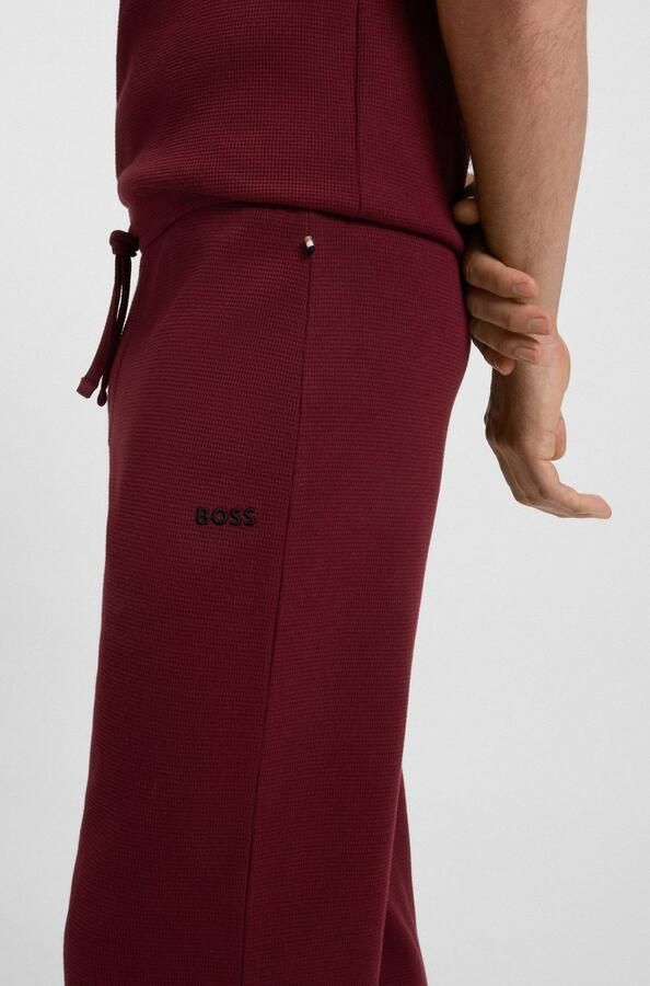 BOSS Pyjamabroek Waffle Pants - Foto 3