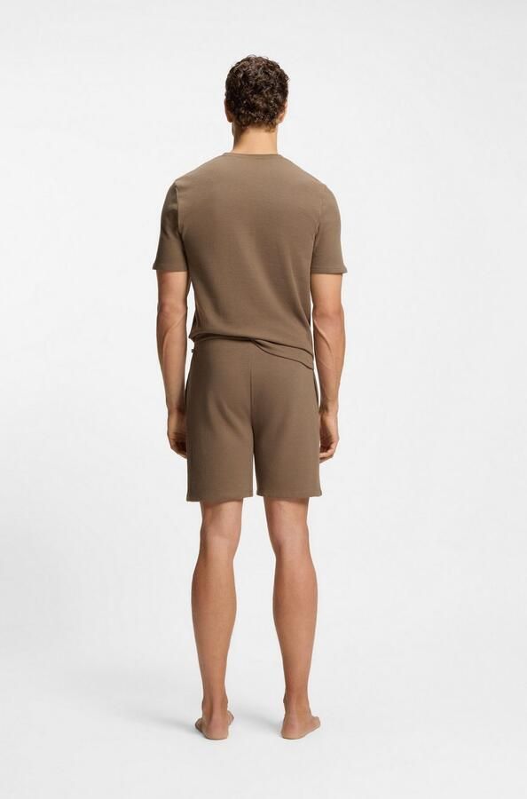 Boss Regular fit sweatshorts van katoenmix - Foto 5