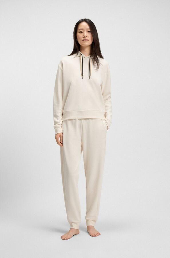 BOSS Relaxbroek CP Stripe_Pants Cuff met contrastkleurige koord - Foto 3