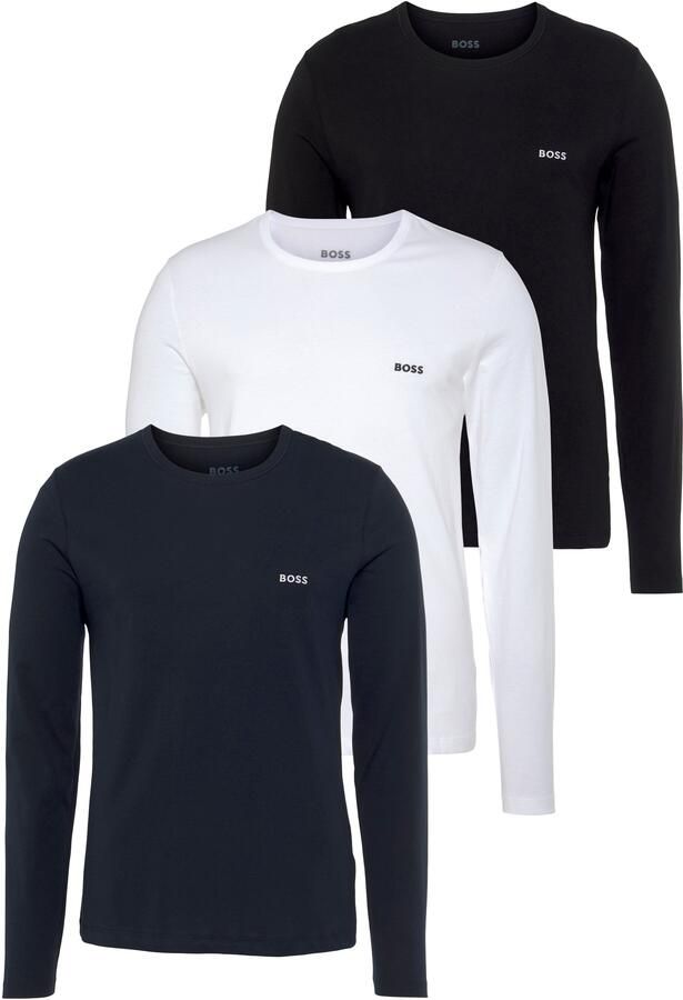 BOSS Shirt met lange mouwen Longsleeve-Shirt R-Neck Classic COTTON 3pcs pack (3-delig) - Foto 18