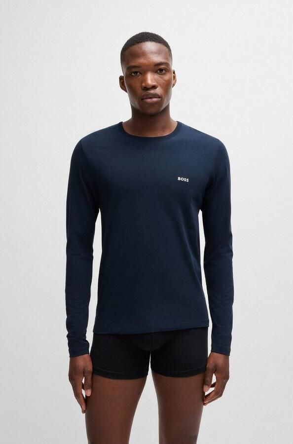 BOSS Shirt met lange mouwen Longsleeve-Shirt R-Neck Classic COTTON 3pcs pack (3-delig) - Foto 9
