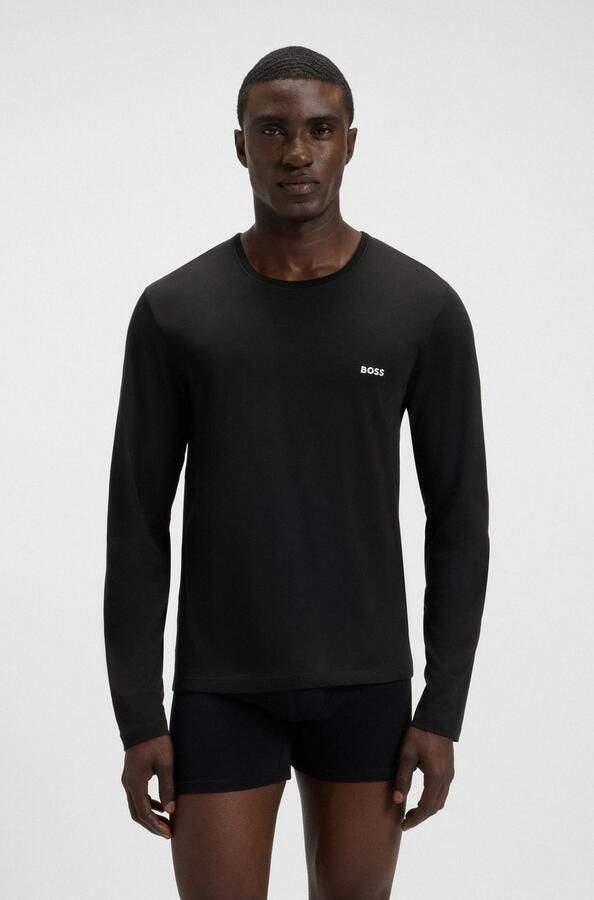 BOSS Shirt met lange mouwen Longsleeve-Shirt R-Neck Classic COTTON 3pcs pack (3-delig) - Foto 2