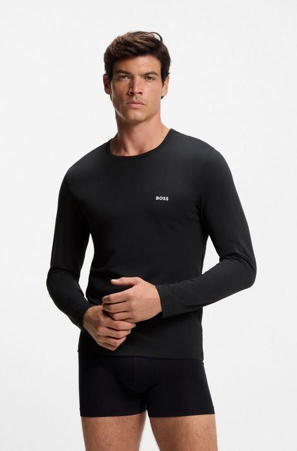 BOSS Shirt met lange mouwen Longsleeve-Shirt R-Neck Classic COTTON 3pcs pack (3-delig) - Foto 14