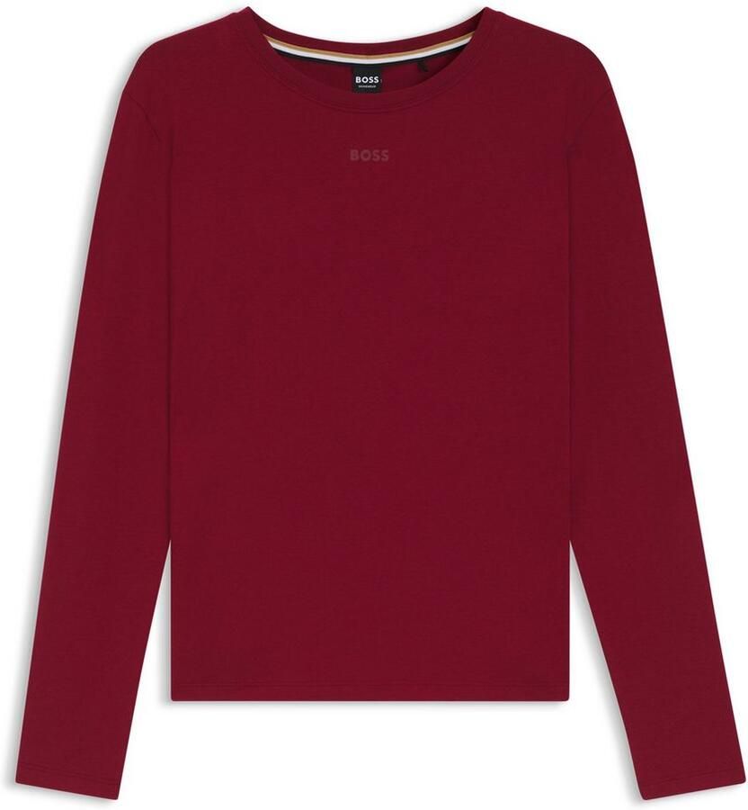 BOSS Shirt met lange mouwen met een ronde hals