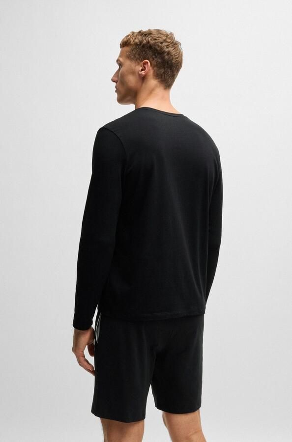 BOSS Shirt met lange mouwen Mix&Match LS-Shirt R met -borduursel op de borst - Foto 3