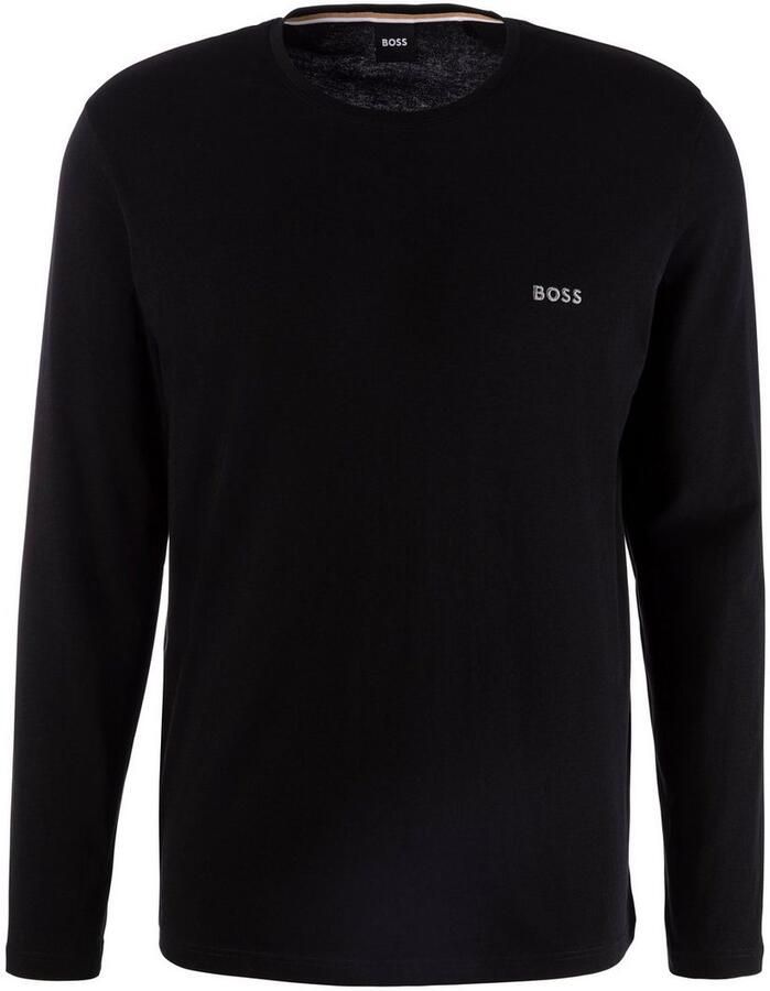 BOSS Shirt met lange mouwen Mix&Match LS-Shirt R met -borduursel op de borst - Foto 2