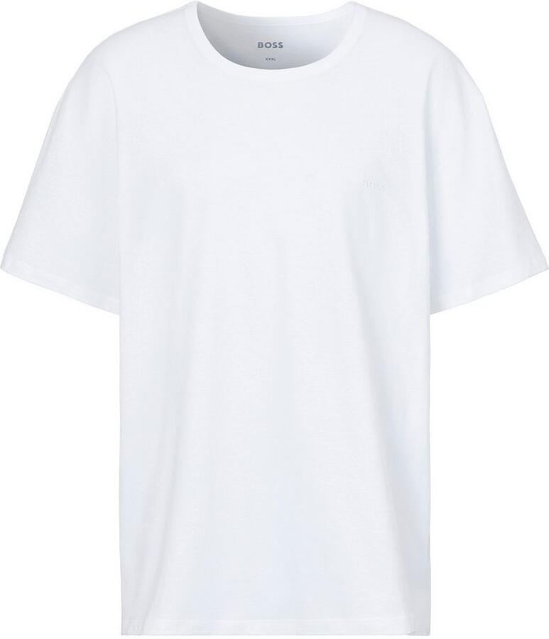 Boss Black Big&Tall PLUS SIZE T-shirt met labelstitching model 'Comfort' - Foto 3