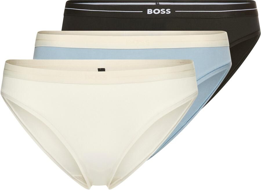 BOSS Slip 3P BRIEF met elastische logoband (3 stuks) - Foto 3