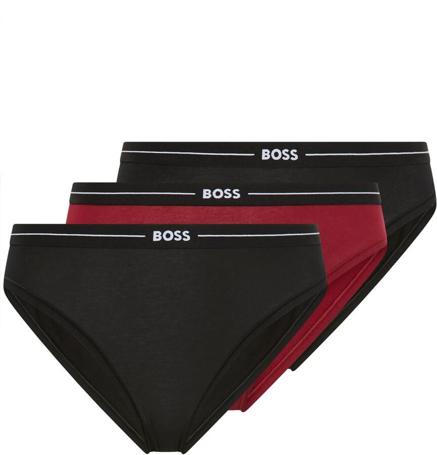 BOSS Slip 3P BRIEF met elastische logoband (3 stuks) - Foto 4
