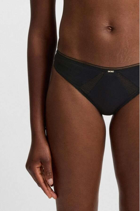 BOSS Slip BRIEF B.PURE met inzet bovenaan