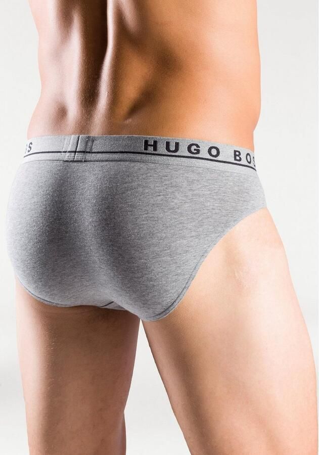 Hugo Boss Elastische Katoenen Briefs Multipack 3-Pack Multicolor Heren - Foto 5