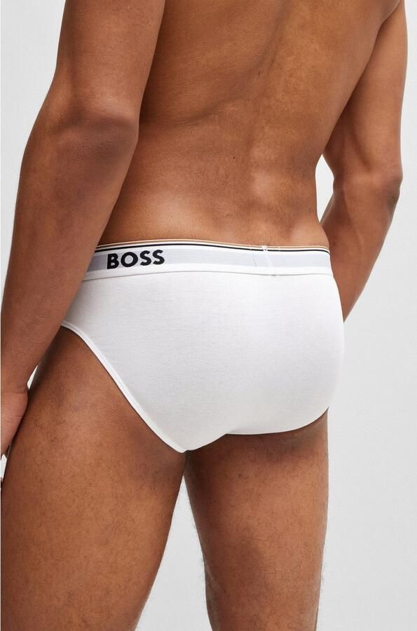Hugo Boss Elastische Katoenen Briefs Multipack 3-Pack Multicolor Heren - Foto 8