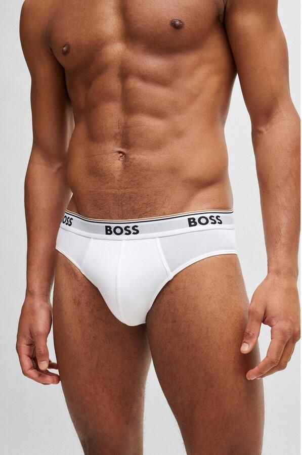 Hugo Boss Elastische Katoenen Briefs Multipack 3-Pack Multicolor Heren - Foto 7