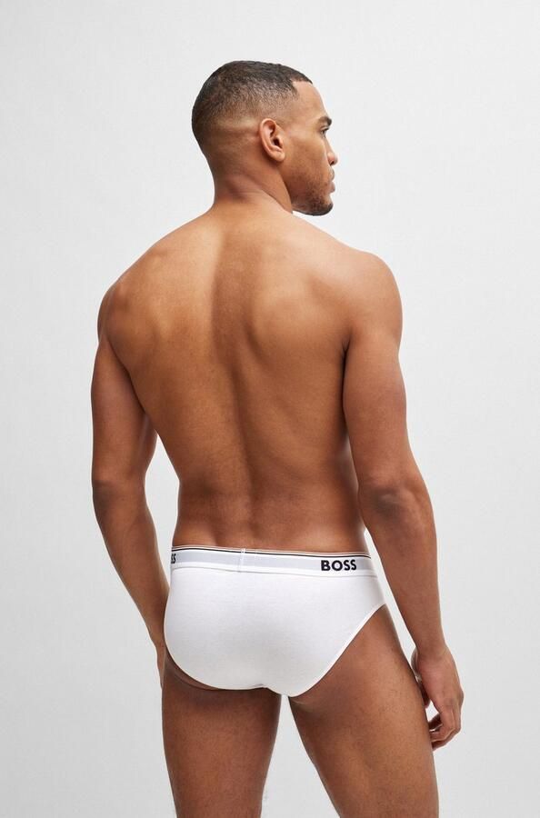 Hugo Boss Elastische Katoenen Briefs Multipack 3-Pack Multicolor Heren - Foto 12