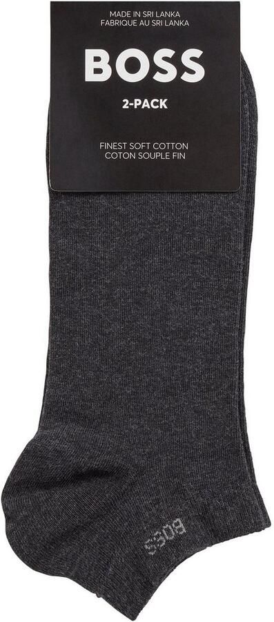 Boss Sneakersokken met labelprint in een set van 2 paar - Foto 4