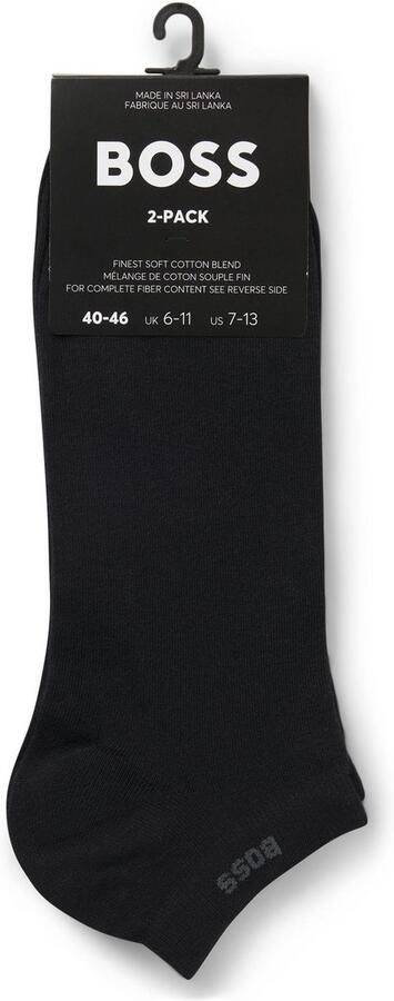 Boss Sneakersokken met labelprint in een set van 2 paar - Foto 5