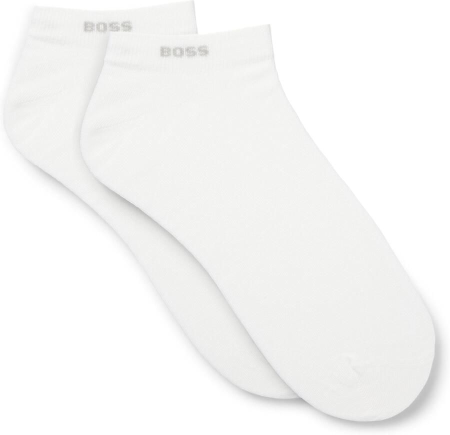 Boss Sneakersokken met labelprint in een set van 2 paar