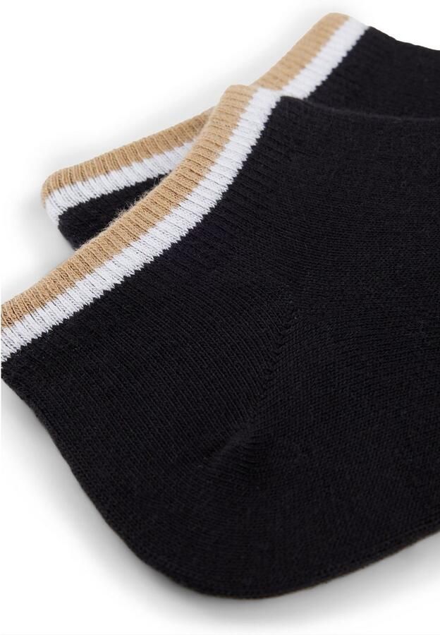 BOSS Sneakersokken 2P AS Uni stripe CC met gestreepte afwerking (set 2 stuks) - Foto 3
