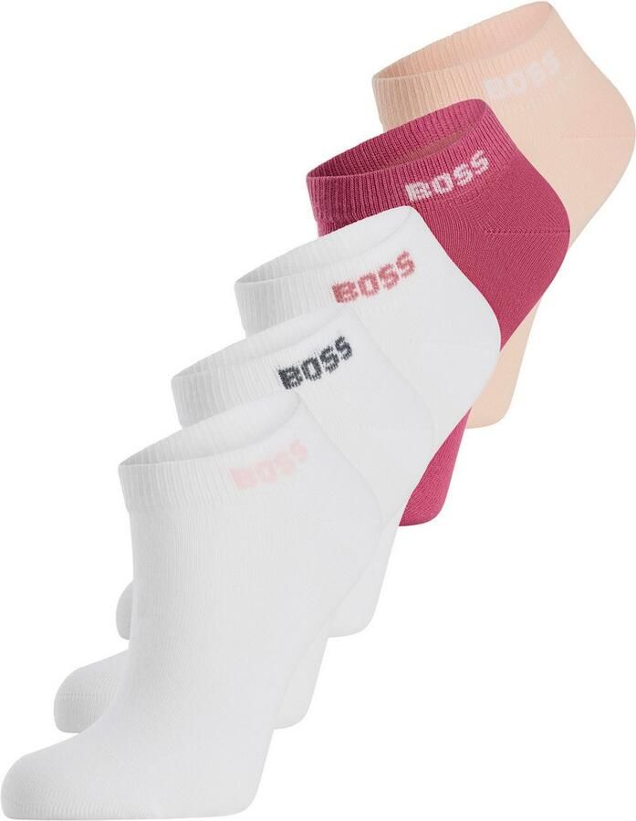 BOSS Sneakersokken 5P AS Logo CC W met logo-opdruk (set 5 paar 5er)