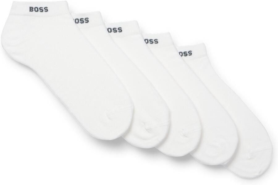 Boss Sneakersokken met labeldetail in een set van 5 paar - Foto 3
