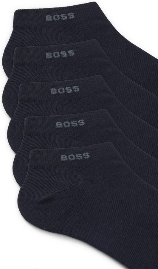 Boss Sneakersokken met labeldetail in een set van 5 paar - Foto 5