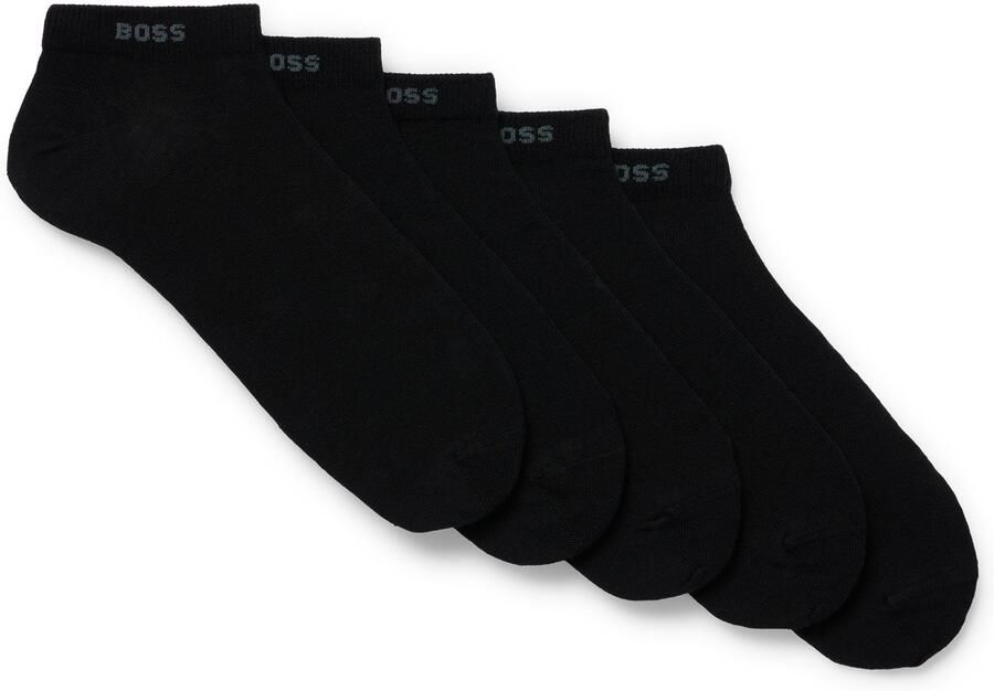 Hugo Boss Heren Sokken 5-Pack Klassiek Zwart Black Heren - Foto 6