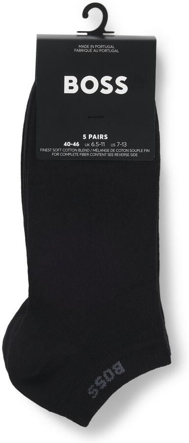 Hugo Boss Heren Sokken 5-Pack Klassiek Zwart Black Heren - Foto 5